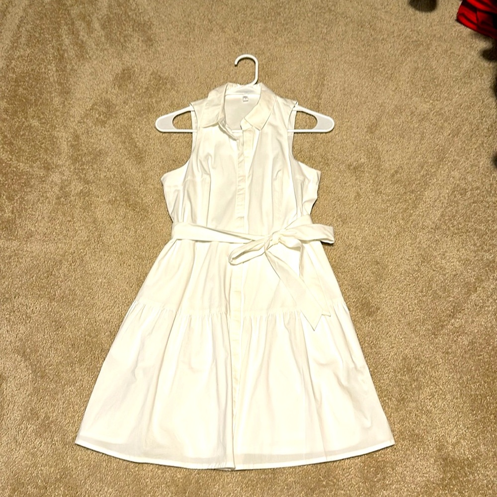 Express size 2 button up dress